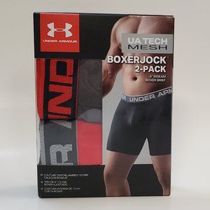 Under Armour UA Tech BoxerJock 2 Pack Boxer Briefs